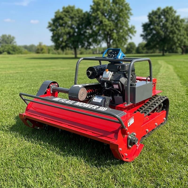How to Mow Steep Hills Safely - New Solutions with Remote Control Lawn Mowers