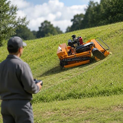 Tracked RC Mowers Become the Preferred Choice for Steep Terrain